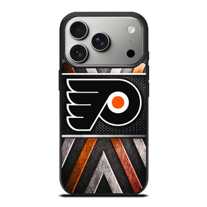 PHILADELPIA FLYERS METAL LOGO iPhone 17 Pro Case Cover PHILADELPIA FLYERS METAL LOGO iPhone 17 Pro Case Cover
