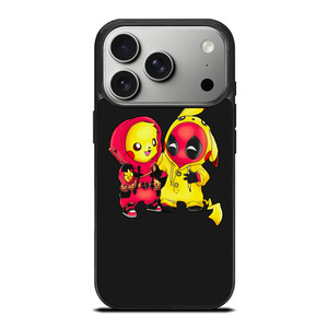 PIKACHU POKEMON AND DEADPOOL iPhone 17 Pro Case Cover PIKACHU POKEMON AND DEADPOOL iPhone 17 Pro Case Cover