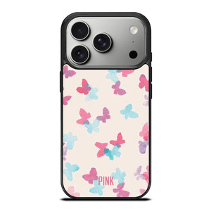 PINK NATION BUTTERFLY BRUSH iPhone 17 Pro Case Cover PINK NATION BUTTERFLY BRUSH iPhone 17 Pro Case Cover