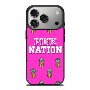 PINK NATION VICTORIA'S SECRET LOGO PINEAPPLE iPhone 17 Pro Case Cover PINK NATION VICTORIA'S SECRET LOGO PINEAPPLE iPhone 17 Pro Case Cover