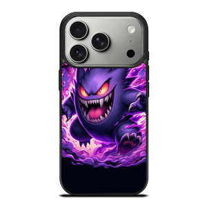 POKEMON POCKET MONSTER GENGAR SINISTER iPhone 17 Pro Case Cover POKEMON POCKET MONSTER GENGAR SINISTER iPhone 17 Pro Case Cover