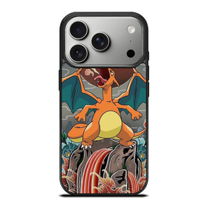 POKEMON POCKET MONSTERS CHARIZAR ART iPhone 17 Pro Case Cover POKEMON POCKET MONSTERS CHARIZAR ART iPhone 17 Pro Case Cover