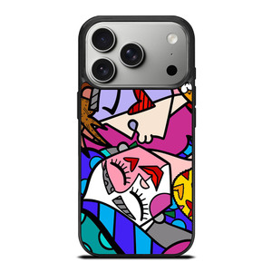 ROMERO BRITTO LOVE KISS iPhone 17 Pro Case Cover ROMERO BRITTO LOVE KISS iPhone 17 Pro Case Cover