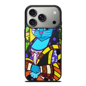 ROMERO BRITTO MONALISA iPhone 17 Pro Case Cover ROMERO BRITTO MONALISA iPhone 17 Pro Case Cover