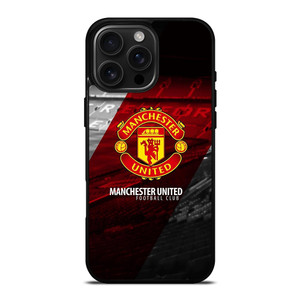MANCHESTER UNITED FC LOGO iPhone 16 Pro Max Case Cover MANCHESTER UNITED FC LOGO iPhone 16 Pro Max Case Cover