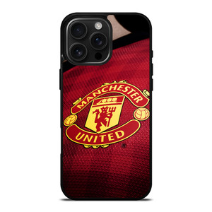 MANCHESTER UNITED LOGO JERSEY iPhone 16 Pro Max Case Cover MANCHESTER UNITED LOGO JERSEY iPhone 16 Pro Max Case Cover