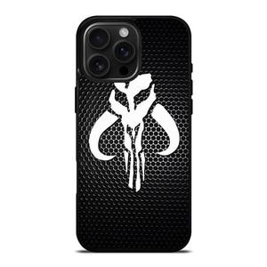 MANDALORIAN METAL CARBON LOGO iPhone 16 Pro Max Case Cover MANDALORIAN METAL CARBON LOGO iPhone 16 Pro Max Case Cover