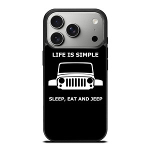 SLEEP EAT AND JEEP iPhone 17 Pro Case Cover SLEEP EAT AND JEEP iPhone 17 Pro Case Cover