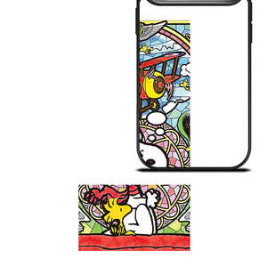 SNOOPY THE PEANUTS GLASS ART iPhone 17 Pro Case Cover SNOOPY THE PEANUTS GLASS ART iPhone 17 Pro Case Cover