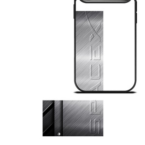SPACE X LOGO METAL PLATE iPhone 17 Pro Case Cover SPACE X LOGO METAL PLATE iPhone 17 Pro Case Cover