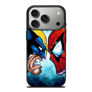 SPIDERMAN VS WOLVERINE MARVEL COMICS iPhone 17 Pro Case Cover SPIDERMAN VS WOLVERINE MARVEL COMICS iPhone 17 Pro Case Cover