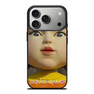 SQUID GAME DOLL FACE iPhone 17 Pro Case Cover SQUID GAME DOLL FACE iPhone 17 Pro Case Cover