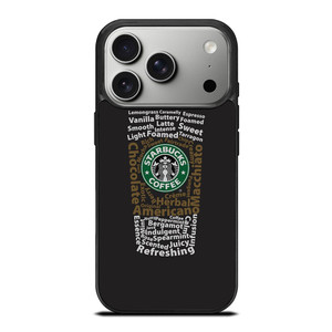STARBUCKS COFFEE ART TYPOGRAPHY iPhone 17 Pro Case Cover STARBUCKS COFFEE ART TYPOGRAPHY iPhone 17 Pro Case Cover
