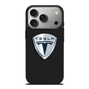 TESLA MOTORS EMBLEM CARBON iPhone 17 Pro Case Cover TESLA MOTORS EMBLEM CARBON iPhone 17 Pro Case Cover