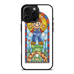 MARIO BROSS NINTENDO GLASS ART iPhone 16 Pro Max Case Cover MARIO BROSS NINTENDO GLASS ART iPhone 16 Pro Max Case Cover