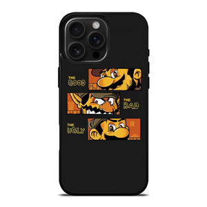 MARIO BROSS THE GOOD BAD UGLY iPhone 16 Pro Max Case Cover