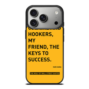 THE WOLF OF WALL STREET QUOTES iPhone 17 Pro Case Cover THE WOLF OF WALL STREET QUOTES iPhone 17 Pro Case Cover