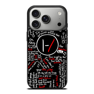 TWENTY ONE PILOTS LYRICS iPhone 17 Pro Case Cover