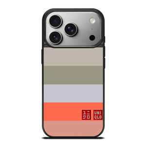 UNIQLO LOGO COLORFUL STRIPES iPhone 17 Pro Case Cover UNIQLO LOGO COLORFUL STRIPES iPhone 17 Pro Case Cover