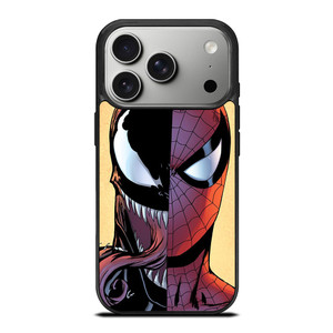 VENOM VS SPIDERMAN FACE iPhone 17 Pro Case Cover