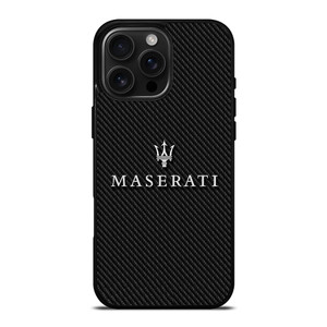 MASERATI LOGO CARBON iPhone 16 Pro Max Case Cover MASERATI LOGO CARBON iPhone 16 Pro Max Case Cover