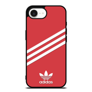 ADIDAS ORIGINALS STRIPES SCARLET RED iPhone 16e Case Cover ADIDAS ORIGINALS STRIPES SCARLET RED iPhone 16e Case Cover