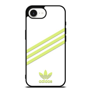 ADIDAS ORIGINALS STRIPES WHITE YELLOW iPhone 16e Case Cover ADIDAS ORIGINALS STRIPES WHITE YELLOW iPhone 16e Case Cover