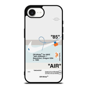 AIR JORDAN OFF WHITE NIKE SNEAKERS iPhone 16e Case Cover AIR JORDAN OFF WHITE NIKE SNEAKERS iPhone 16e Case Cover