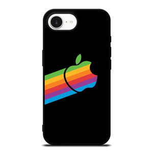 APPLE RETRO DESIGN BLACK iPhone 16e Case Cover
