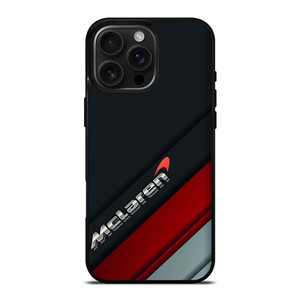 MERCEDES MCLEREN LOGO STRIPE iPhone 16 Pro Max Case Cover MERCEDES MCLEREN LOGO STRIPE iPhone 16 Pro Max Case Cover