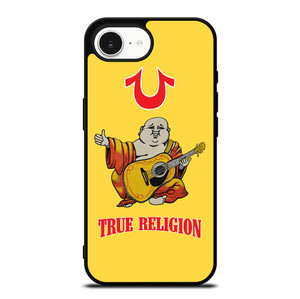 BIG BUDDHA TRUE RELIGION YELLOW iPhone 16e Case Cover BIG BUDDHA TRUE RELIGION YELLOW iPhone 16e Case Cover