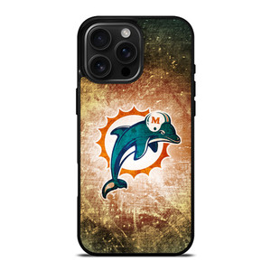 MIAMI DOLPHINS LOGO iPhone 16 Pro Max Case Cover MIAMI DOLPHINS LOGO iPhone 16 Pro Max Case Cover