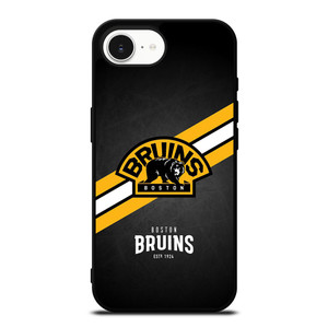 BOSTON BRUINS STRIPE LOGO iPhone 16e Case Cover