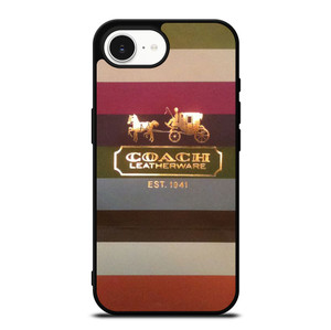 COACH NEW YORK LEATHERWARE LOGO iPhone 16e Case Cover COACH NEW YORK LEATHERWARE LOGO iPhone 16e Case Cover