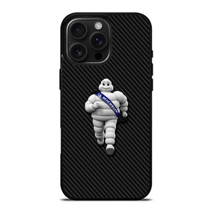 MICHELIN TIRE CARBON ICON iPhone 16 Pro Max Case Cover MICHELIN TIRE CARBON ICON iPhone 16 Pro Max Case Cover