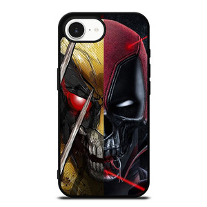 DEADPOOL X WOLVERINE SKULL ICON iPhone 16e Case Cover DEADPOOL X WOLVERINE SKULL ICON iPhone 16e Case Cover