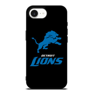 DETROIT LIONS BLACK LOGO iPhone 16e Case Cover