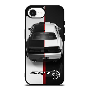 DODGE SRT BLACK WHITE iPhone 16e Case Cover