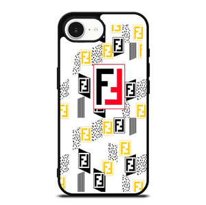 FENDI ROMA LOGO WHITE iPhone 16e Case Cover