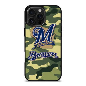 MILWAUKEE BREWERS CAMO LOGO iPhone 16 Pro Max Case Cover MILWAUKEE BREWERS CAMO LOGO iPhone 16 Pro Max Case Cover