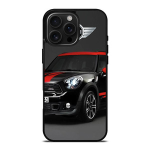 MINI COOPER CAR BLACK iPhone 16 Pro Max Case Cover MINI COOPER CAR BLACK iPhone 16 Pro Max Case Cover