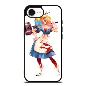 HARLEY QUINN ALICE IN WONDERLAND iPhone 16e Case Cover HARLEY QUINN ALICE IN WONDERLAND iPhone 16e Case Cover