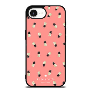KATE SPADE NEW YORK LOGO PINK PINEAPPLES ICON iPhone 16e Case Cover