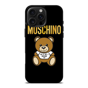 MOSCHINO TEDDY BEAR CUTE iPhone 16 Pro Max Case Cover MOSCHINO TEDDY BEAR CUTE iPhone 16 Pro Max Case Cover