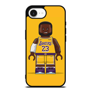 LEBRON JAMES LA LAKERS NBA LEGO BASKETBALL iPhone 16e Case Cover LEBRON JAMES LA LAKERS NBA LEGO BASKETBALL iPhone 16e Case Cover