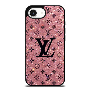 LOUIS VUITTON LV LOGO PINK SPARKLE iPhone 16e Case Cover LOUIS VUITTON LV LOGO PINK SPARKLE iPhone 16e Case Cover