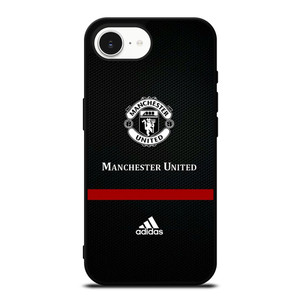 MANCHESTER UNITED FC LOGO FOOTBALL ADIDAS BLACK iPhone 16e Case Cover MANCHESTER UNITED FC LOGO FOOTBALL ADIDAS BLACK iPhone 16e Case Cover
