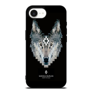 MARCELO BURLON WOLF LOGO iPhone 16e Case Cover MARCELO BURLON WOLF LOGO iPhone 16e Case Cover