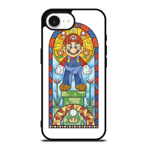 MARIO BROSS NINTENDO GLASS ART iPhone 16e Case Cover MARIO BROSS NINTENDO GLASS ART iPhone 16e Case Cover