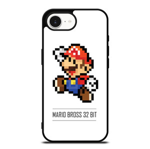 MARIO BROSS PIXEL 32 BIT iPhone 16e Case Cover MARIO BROSS PIXEL 32 BIT iPhone 16e Case Cover